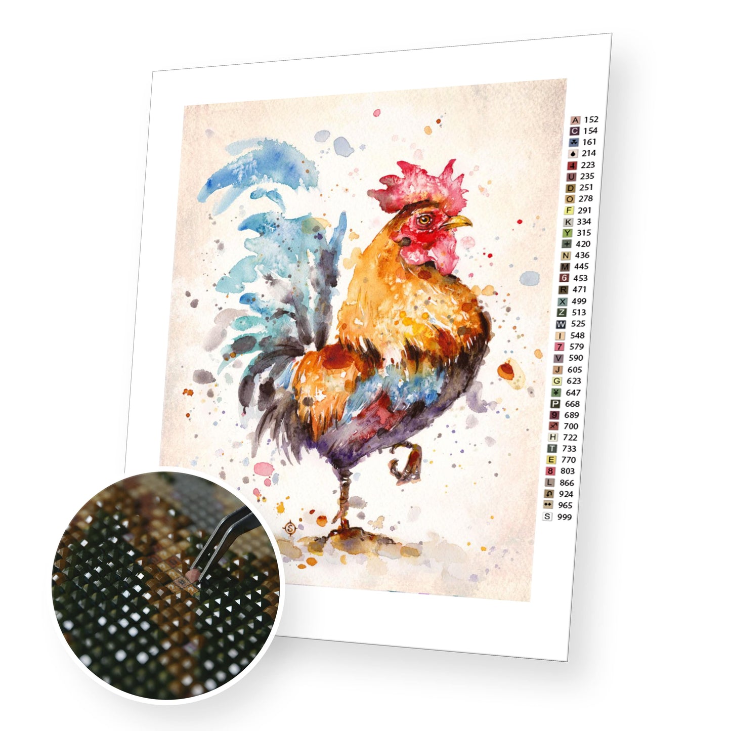 Rooster's - Diamond Painting Kit