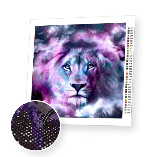 Spatial lion - Diamond Painting Kit