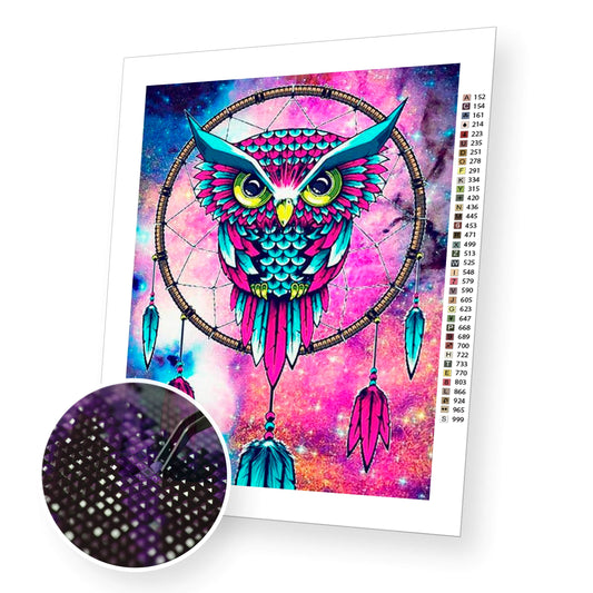 Spiritual owl - Diamond Painting Kit