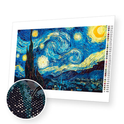 Starry Night - Diamond Painting Kit – bemyhobbystore