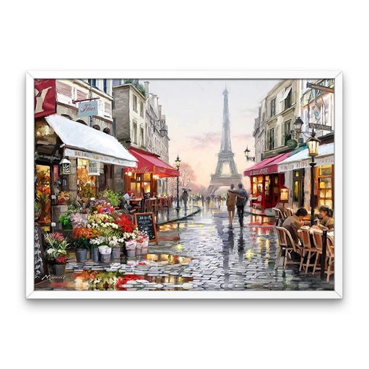 Streets of Paris - Diamond Painting Kit