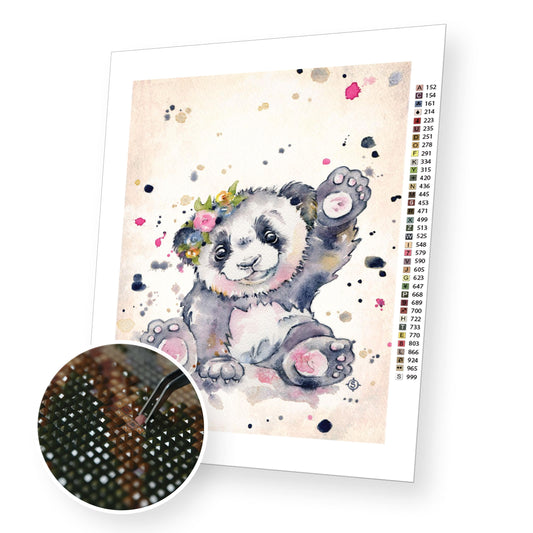 Sweet Panda - Diamond Painting Kit