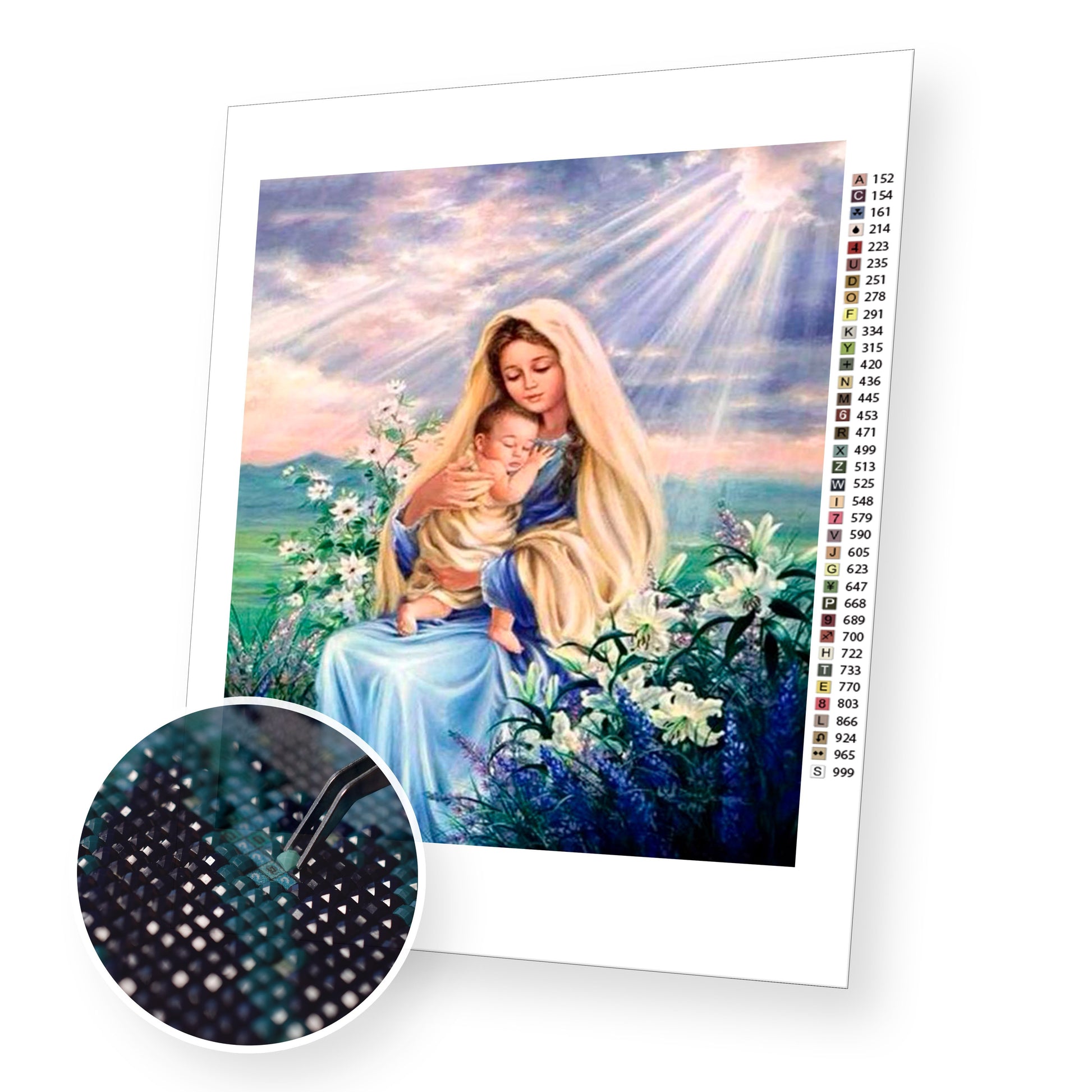 Virgin Maria Religious - Diamond Painting Kit – bemyhobbystore