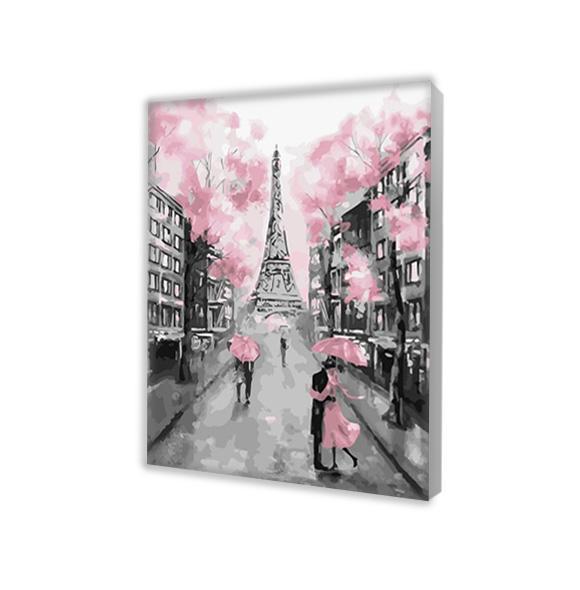 Pink Paris - Paint by Numbers