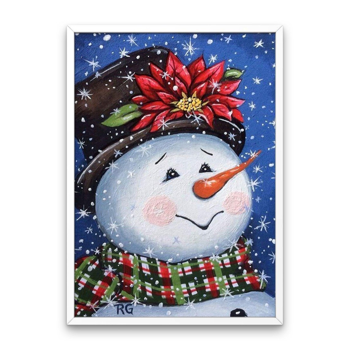 Happy Snowman - Diamond Painting Kit