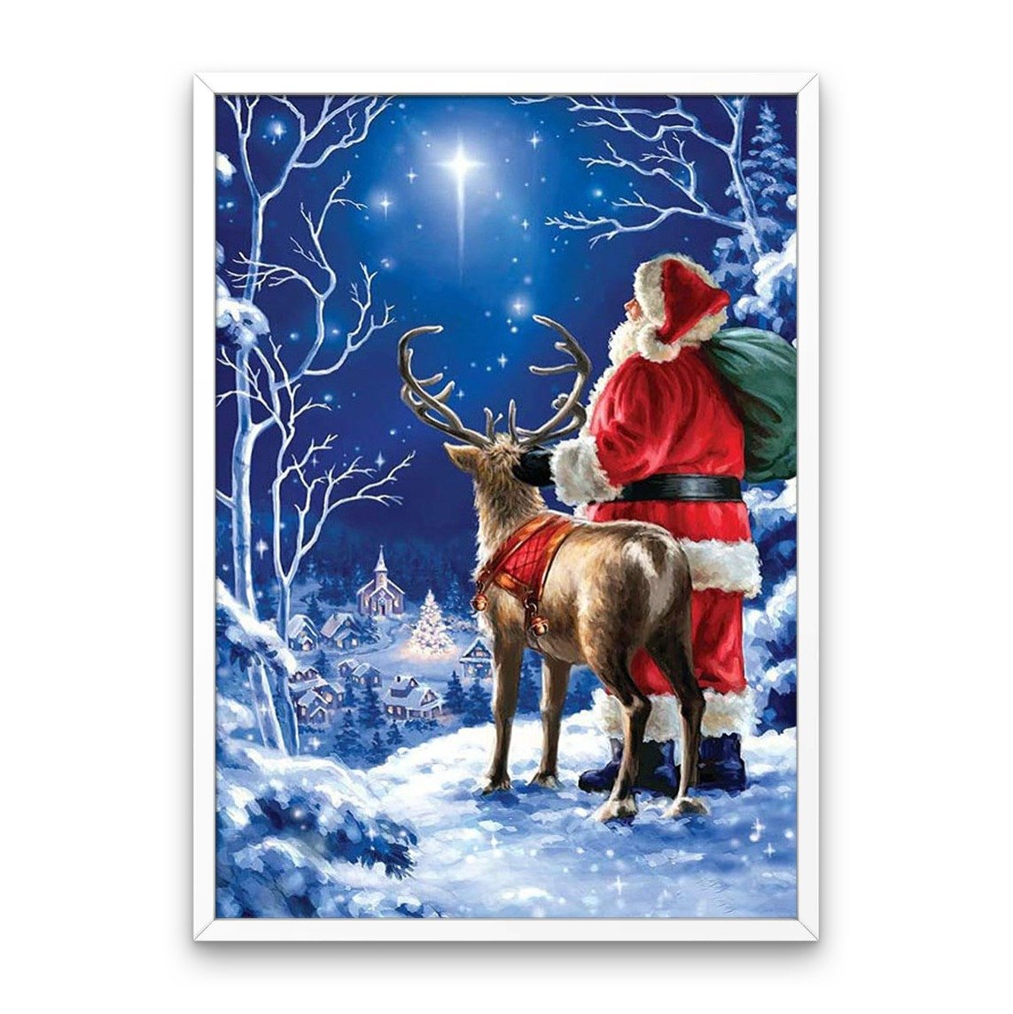 Santa with Deer