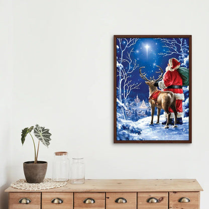 Santa with Deer