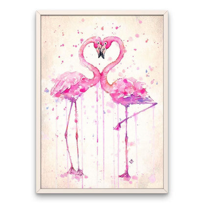 Flamingo Love - Diamond Painting Kit