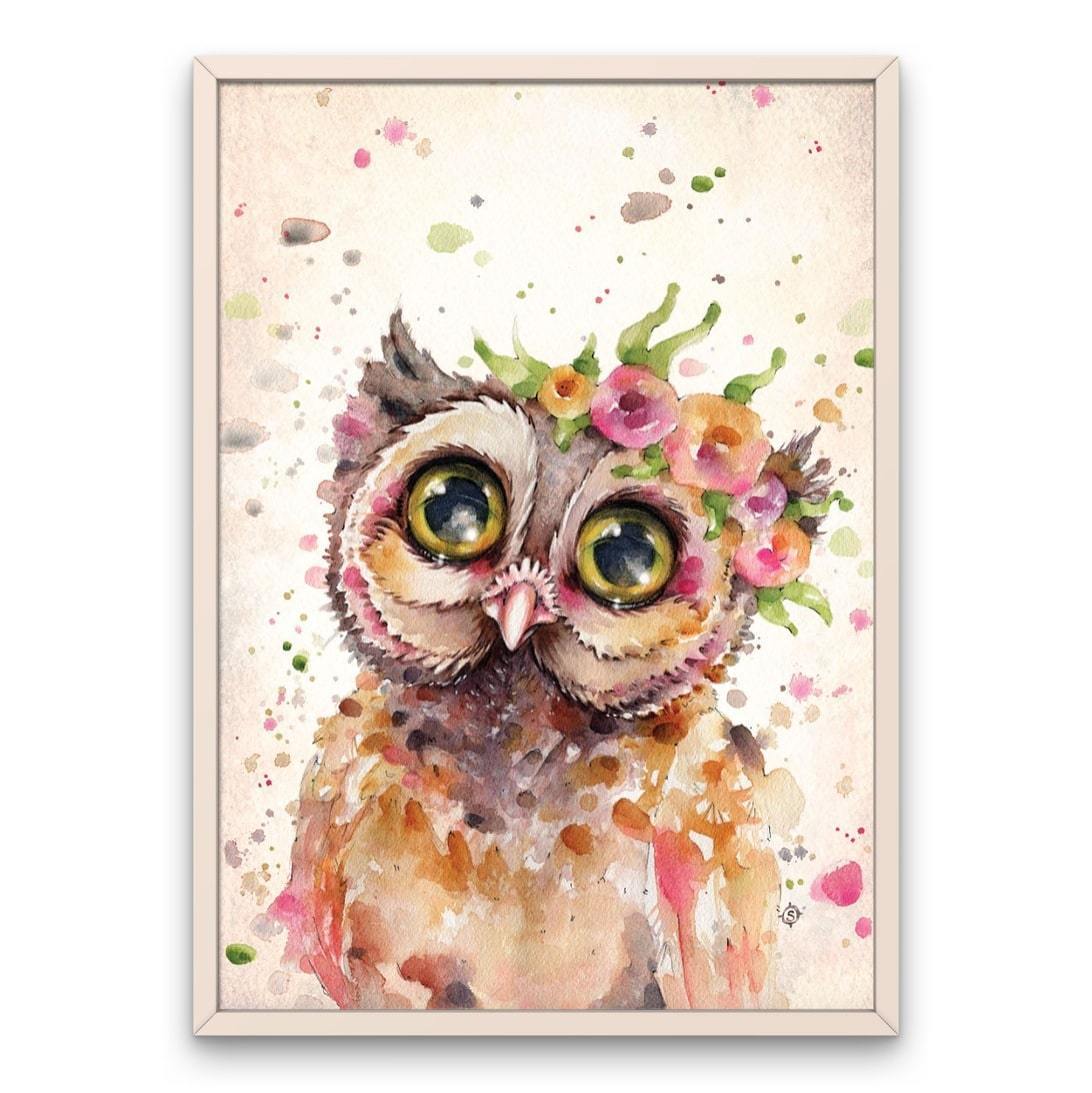 Little Owl - Diamond Painting Kit