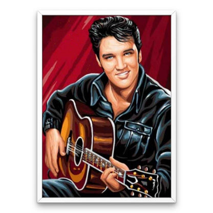 Elvis with guitar - Diamond Painting Kit