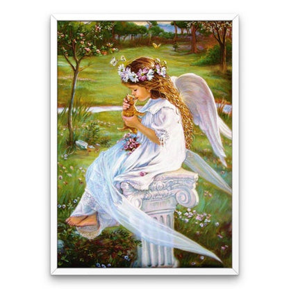 Girl with wings - Diamond Painting Kit