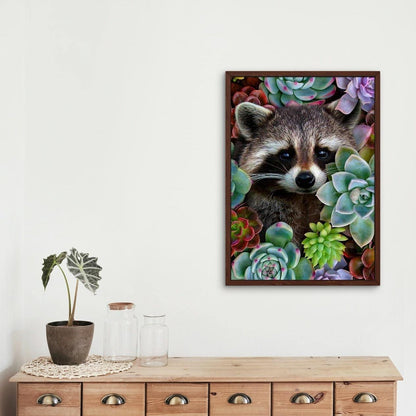 Raccoon - Diamond Painting Kit