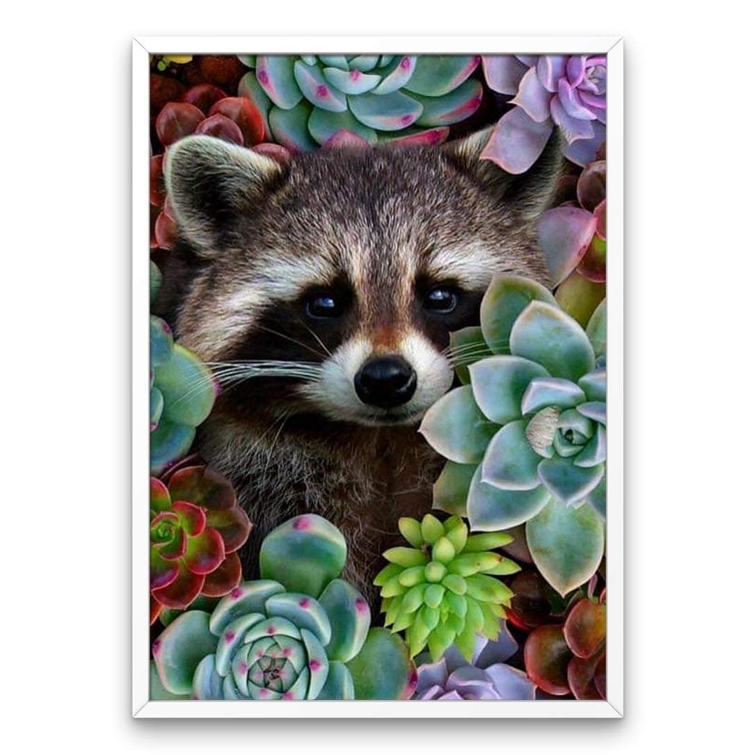 Raccoon - Diamond Painting Kit